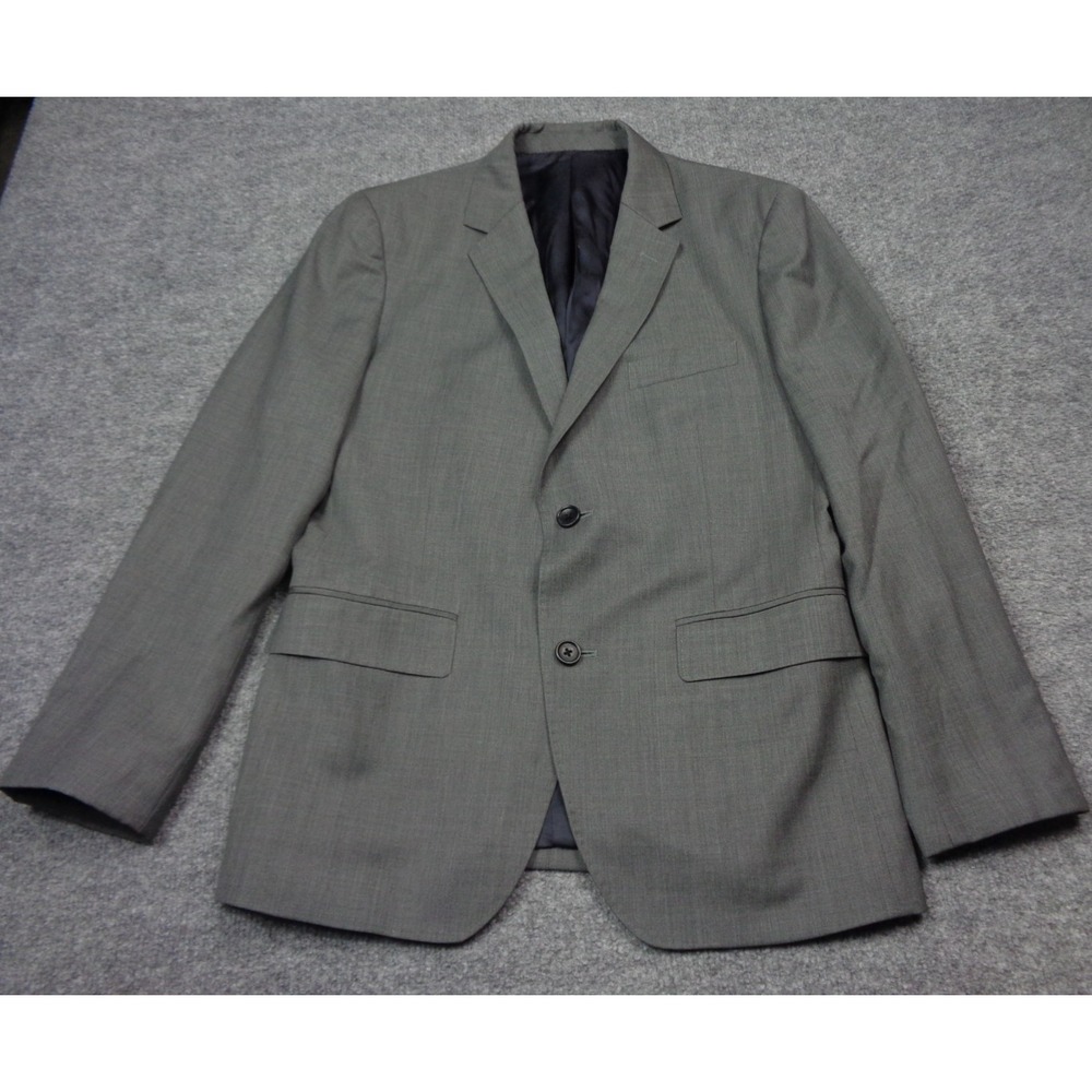 Bonobos Blazer Mens 38S Gray Marzotto Italian Wool 2 Button Slim Fit EXCELLENT
